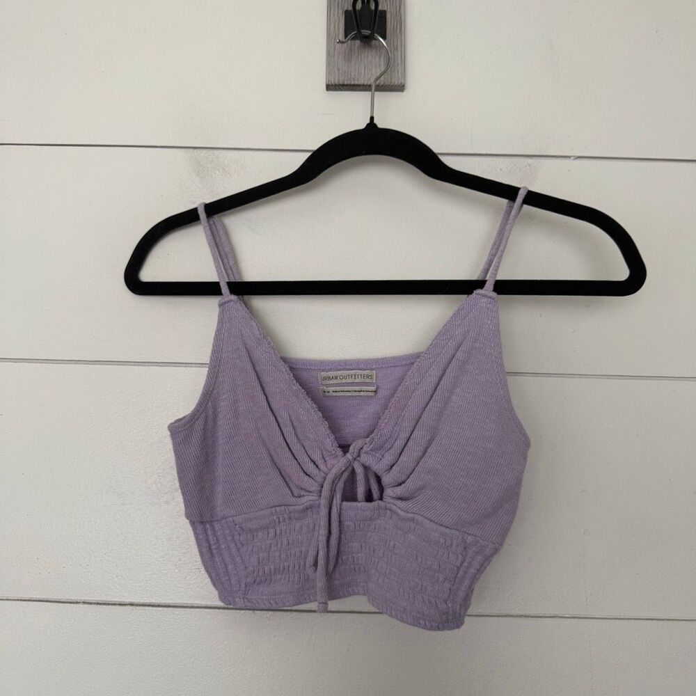 Urban Outfitters Women’s Medium Purple Tank Top Tie Front
